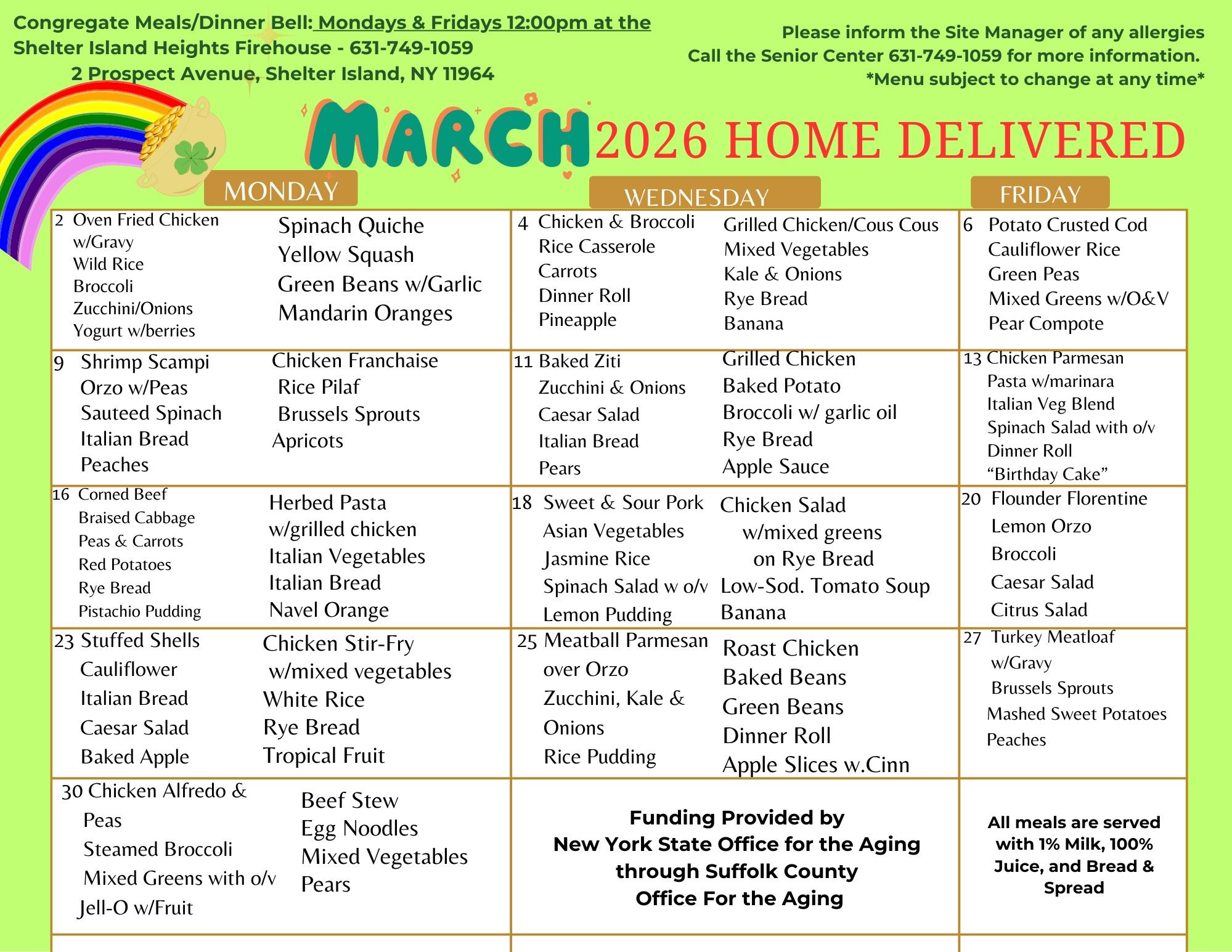 MARCH HDM 2026 Menu_